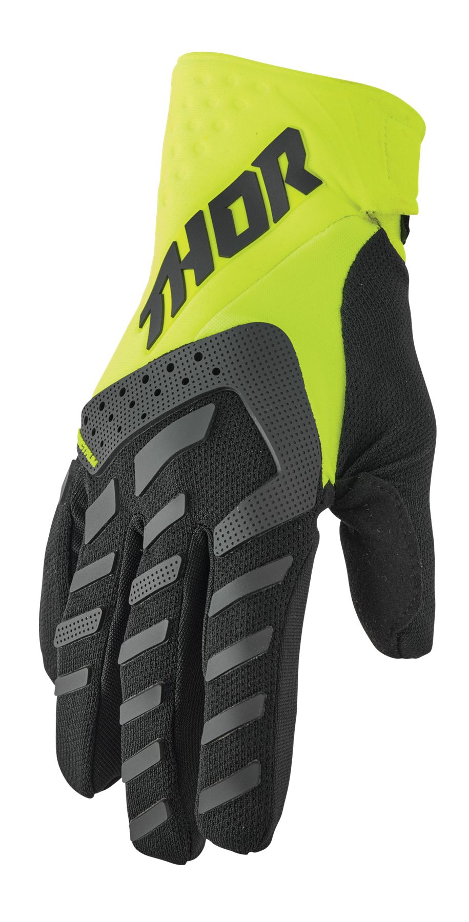 Thor 2024 Motocross Gloves Spectrum Yellow